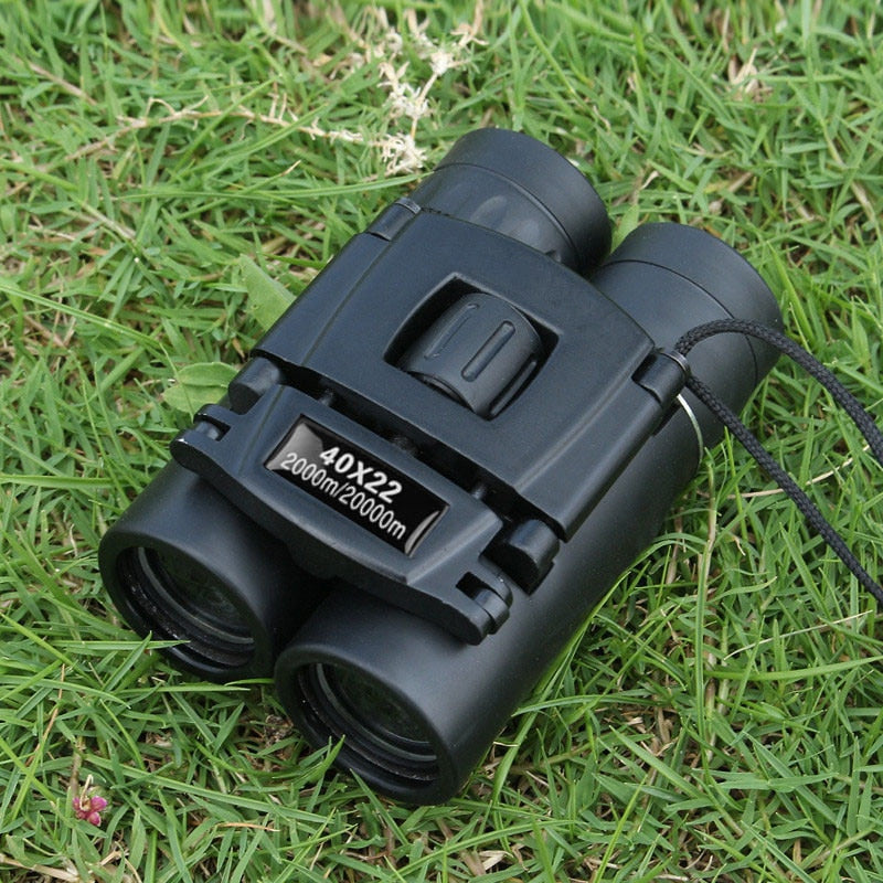 40x22 HD Powerful Binoculars 2000M Long Range Folding Mini Telescope