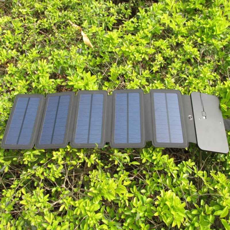 10W 5V Solar Power Folding Solar Cells Charger USB Output Outdoor Adventure Portable Solar Panels fo Phone Solar Battery Charger